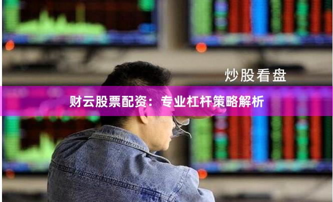 财云股票配资:专业杠杆策略解析